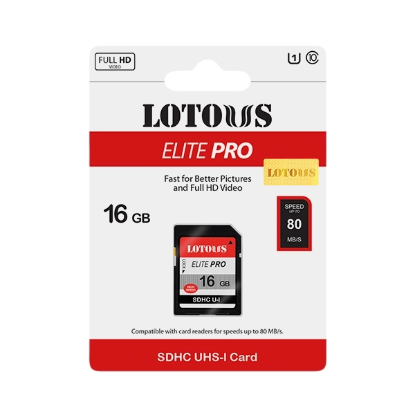 کارت حافظه لوتوس مدل SD LOTOUS U1 ELITE PRO 16GB - Image 2