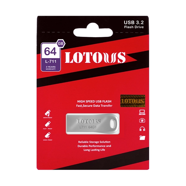 فلش مموری لوتوس مدل Lotous 64GB 711 U3 - Image 2