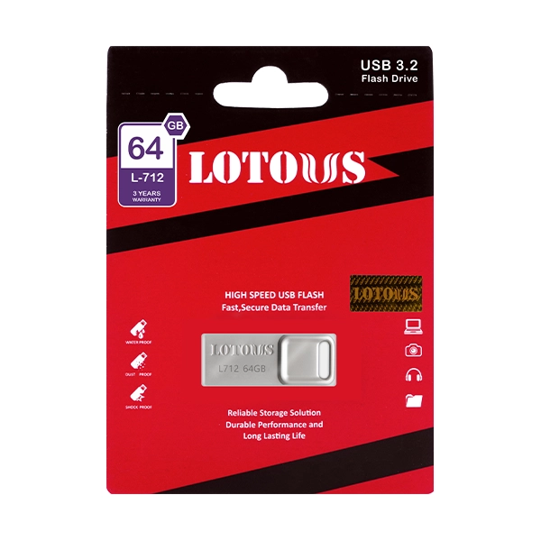 فلش مموری لوتوس مدل Lotous 64GB 712 U3 - Image 2